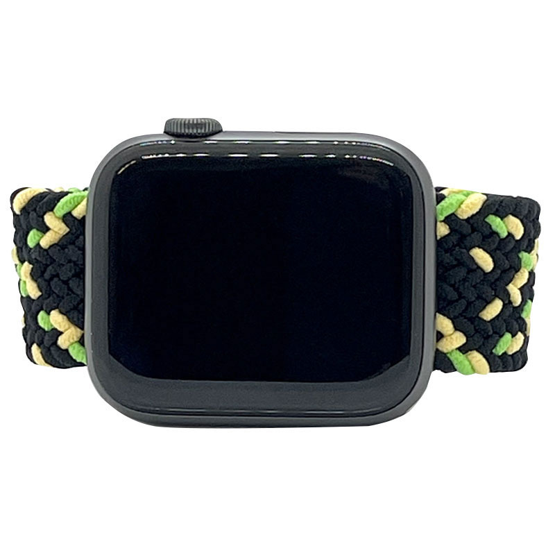EMVN - Elastic Band Black Yellow Neon Green Apple Watch