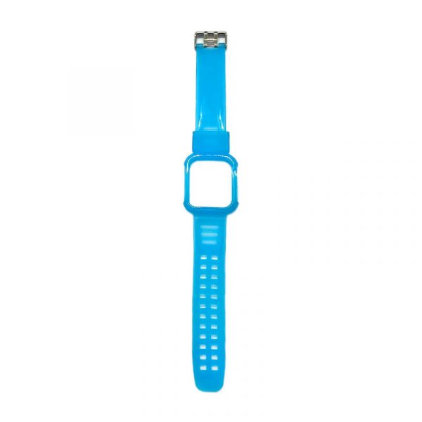 CPAZ - Clear Plastic Band Azul Apple Watch 1
