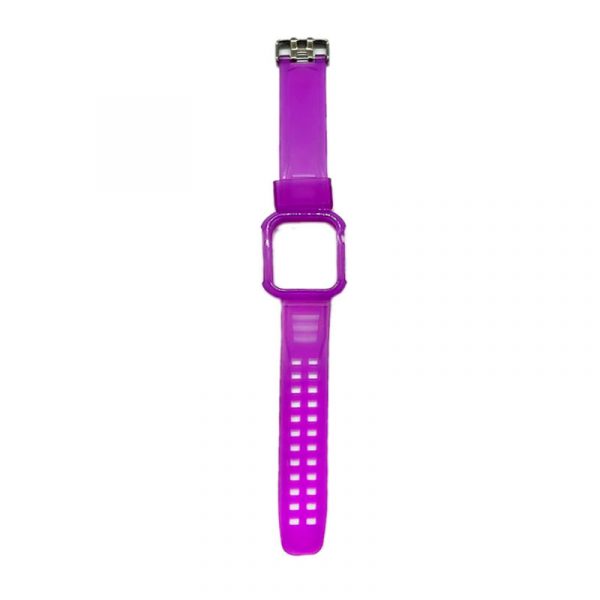CPBB - Clear Plastic Band Violeta Buzz Apple Watch 1