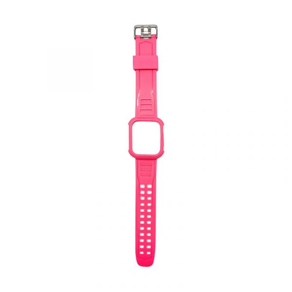 CPBR Clear Plastic Band Rosa Apple Watch 1