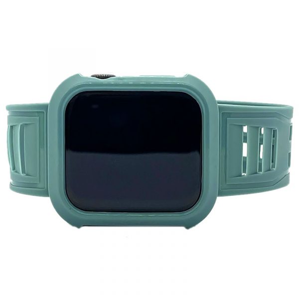 CPPA - Clear Plastic Band Azul Pastel Apple Watch