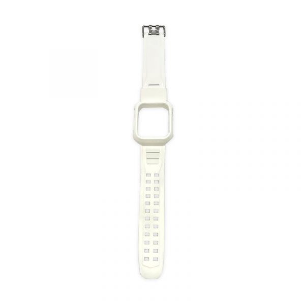 CPWH Clear Plastic Band White Apple Watch 1