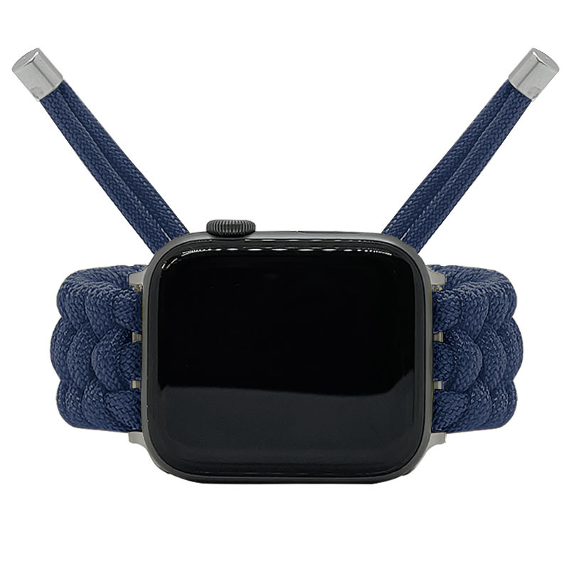 FBAM - Fashion Braid Band Azul Marino Apple Watch