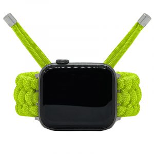 FBBV - Fashion Braid Band Verde Neon Apple Watch