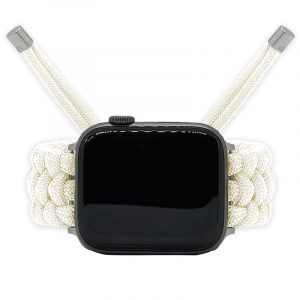 FBWH - Fashion Braid Band White Apple Watch
