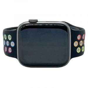 MCHN - Multi Color Hole Negro Apple Watch