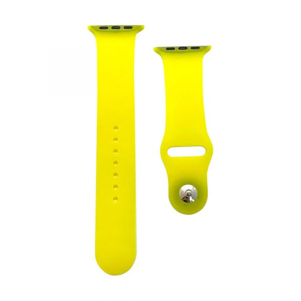 SBCA - Silicon Band Colors Amarillo Neon Apple Watch 1