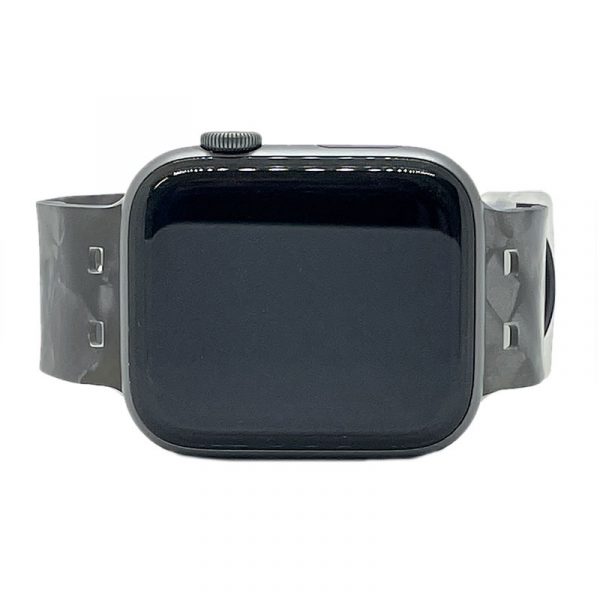 SMBK - Silicone Marmoleado Black Apple Watch