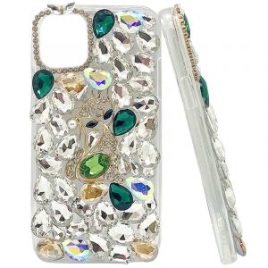KCDG - Silicone Case Kitty Cat Diamonds Green Iphone