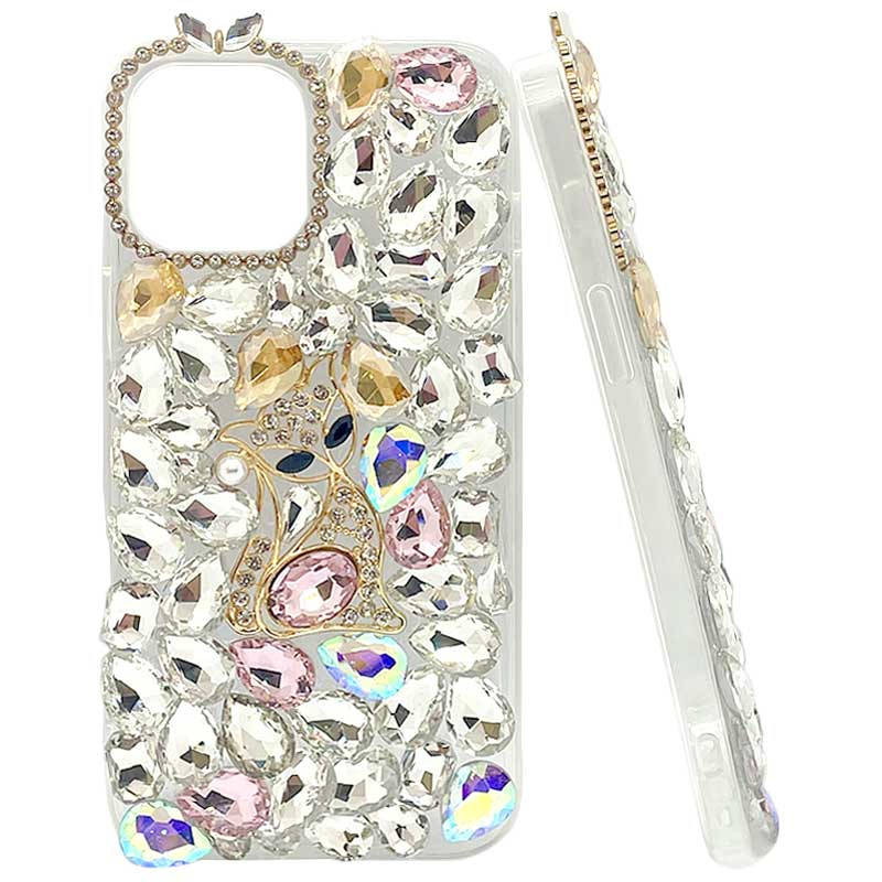 KCDP - Silicone Case Kitty Cat Diamonds Pink Iphone
