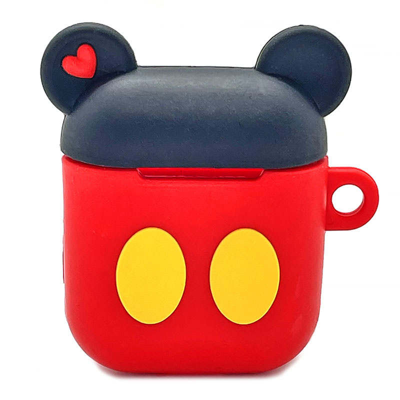 MMSC - Mickey Mouse Soft Silicone Case Rojo Negro Amarillo Airpod