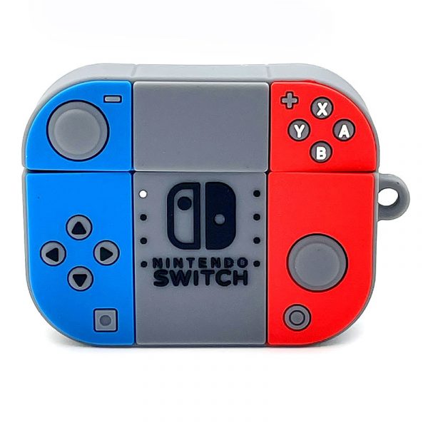 NSSC - Nintendo Switch Silicone Case Red Blue Black Gray Airpod