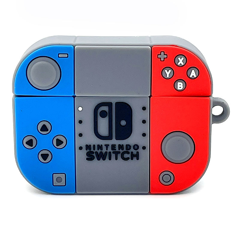 NSSC - Nintendo Switch Silicone Case Red Blue Black Gray Airpod
