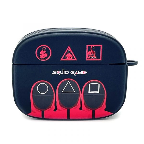 SGSH - Squid Game Single Hard Case Black Red White Airpod