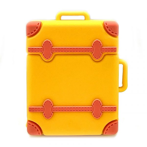 TBSA - Travel Bag Soft Silicone Case Amarillo Naranja Airpod