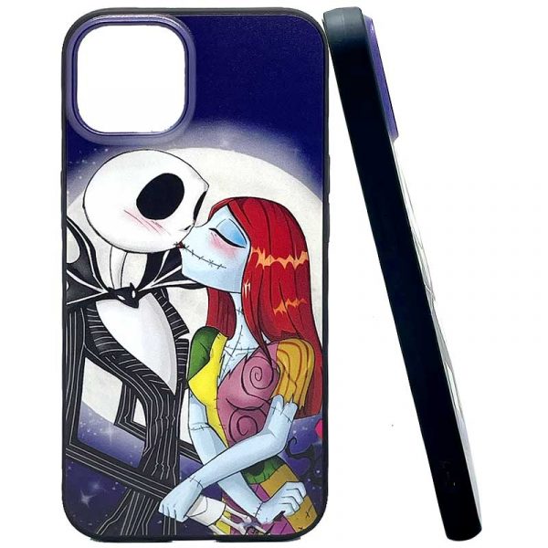 JSMC Jack & Sally Soft Silicone Case Violet Black White Pink Yellow Green Red Blue